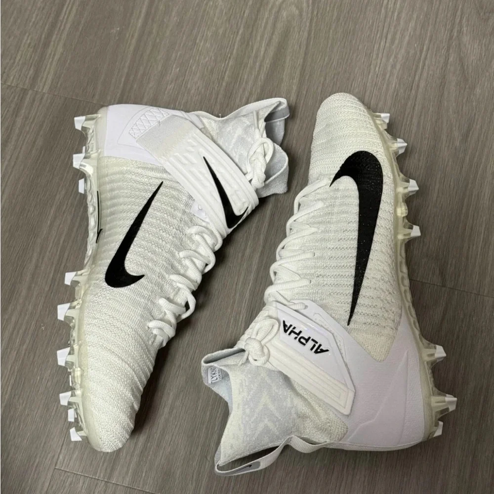 Nike Alpha Menace‎ Elie 2 White/Wolf Grey Football Men’s Cleats